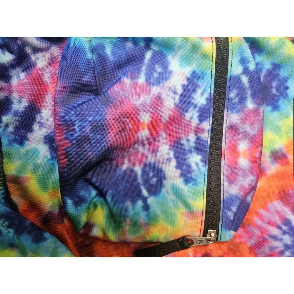 JanSport Cross Town Backpack Tie Dye Multi Color School Travel Bag JS0A47LW